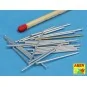 Panzer IV track link pins x 25 pcs., 1/16 - Aber Models 16 068A