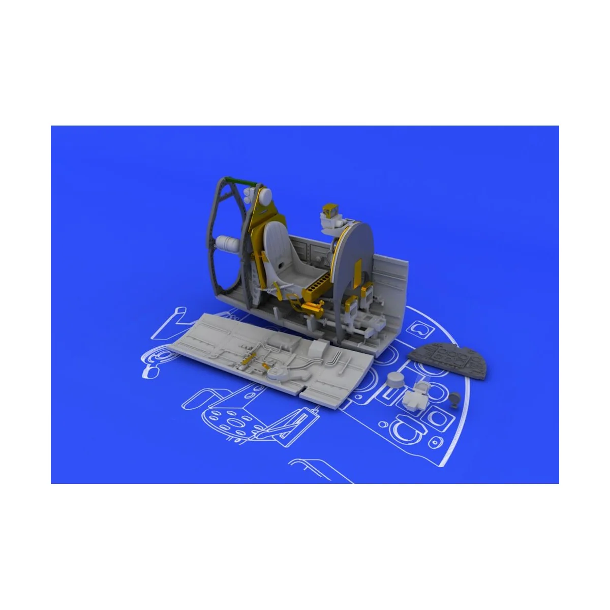 Spitfire Mk.IX cockpit for Eduard, 1/48 - Eduard Accessories 648100