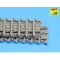 Panzer iV track link pins x200pcs, 1/16 - Aber Models 16 068B