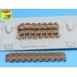 Panzer IV track link pins x 25 pcs., 1/16 - Aber Models 16 068A
