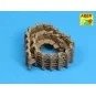 Panzer iV track link pins x200pcs, 1/16 - Aber Models 16 068B