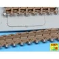 Panzer IV track link pins x 25 pcs., 1/16 - Aber Models 16 068A