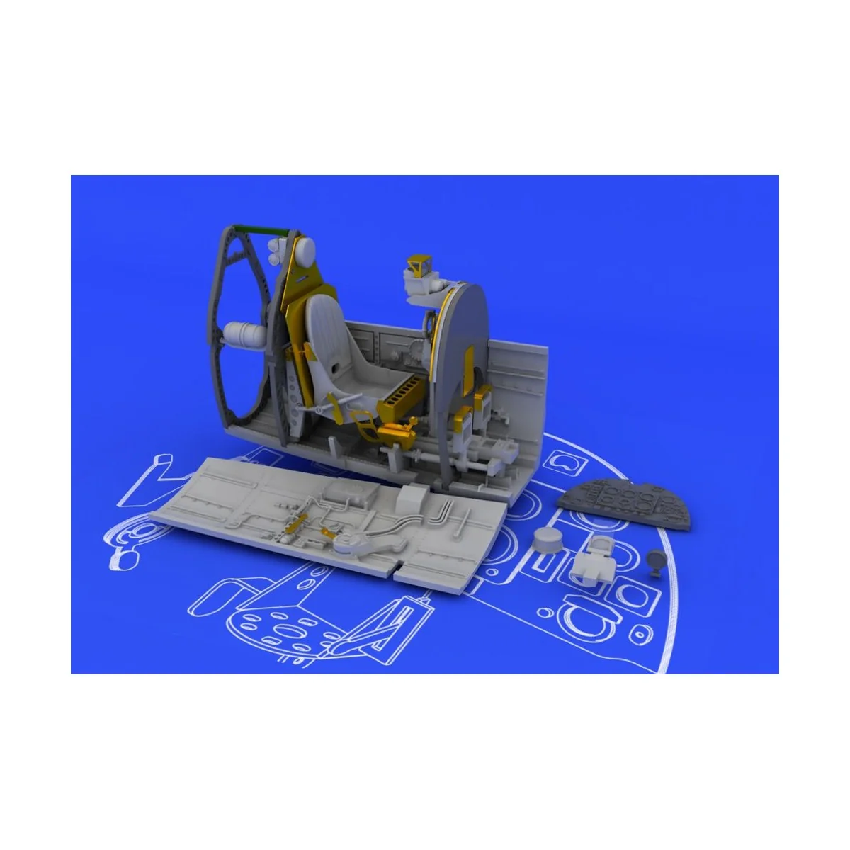 Spitfire Mk.IX cockpit for Eduard, 1/48 - Eduard Accessories 648100