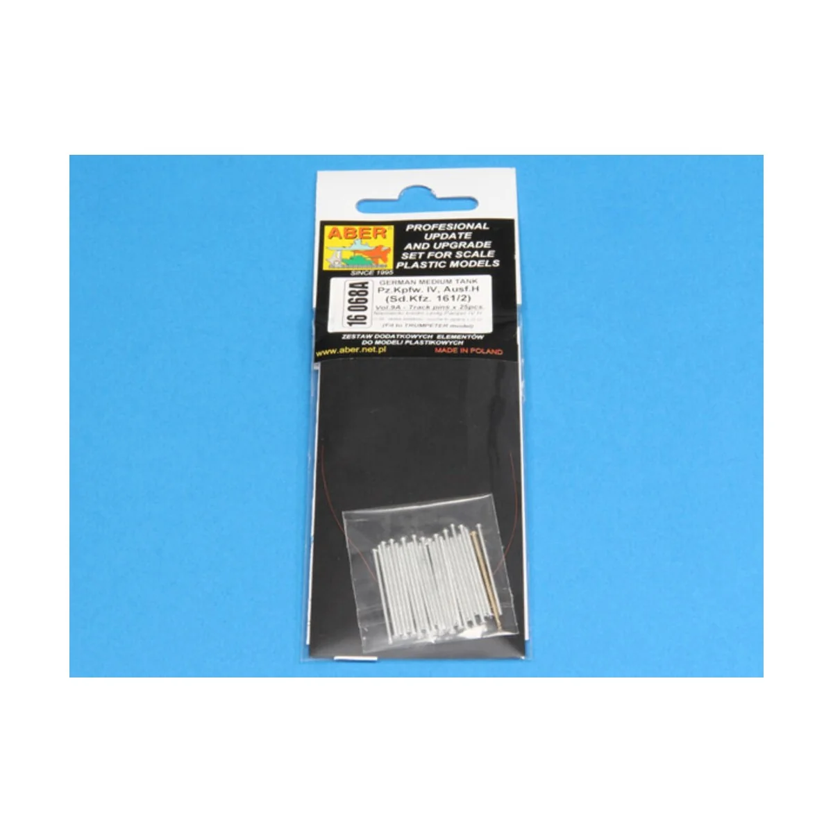 Panzer IV track link pins x 25 pcs., 1/16 - Aber Models 16 068A