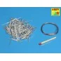 Panzer iV track link pins x200pcs, 1/16 - Aber Models 16 068B