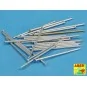Panzer IV track link pins x 25 pcs., 1/16 - Aber Models 16 068A