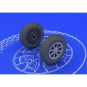 F6F wheels for Eduard, 1/48 - Eduard Accessories 648102 F6F wheels for Eduard, 1/48 - Eduard Accessories 648102