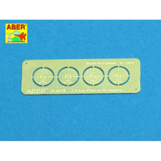 Ammo stowage rack type B for long rounds, 1/16 - Aber Models 16 075B