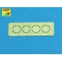 Ammo stowage rack type B for long rounds, 1/16 - Aber Models 16 075B