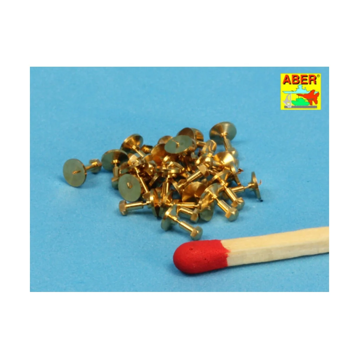 Turned imitation of Hexagon bolts x30, 1/16 - Aber Models 16100