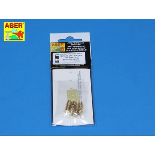 Smoke Discharges for rear granade racks, 1/16 - Aber Models 16101