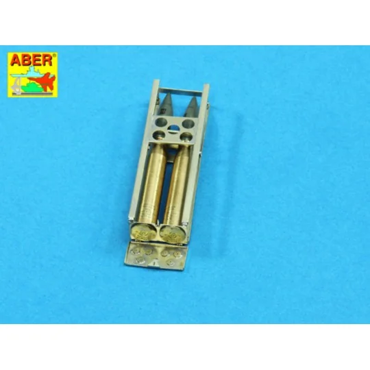 Ammo stowage rack type A for long rounds, 1/16 - Aber Models 16 075A