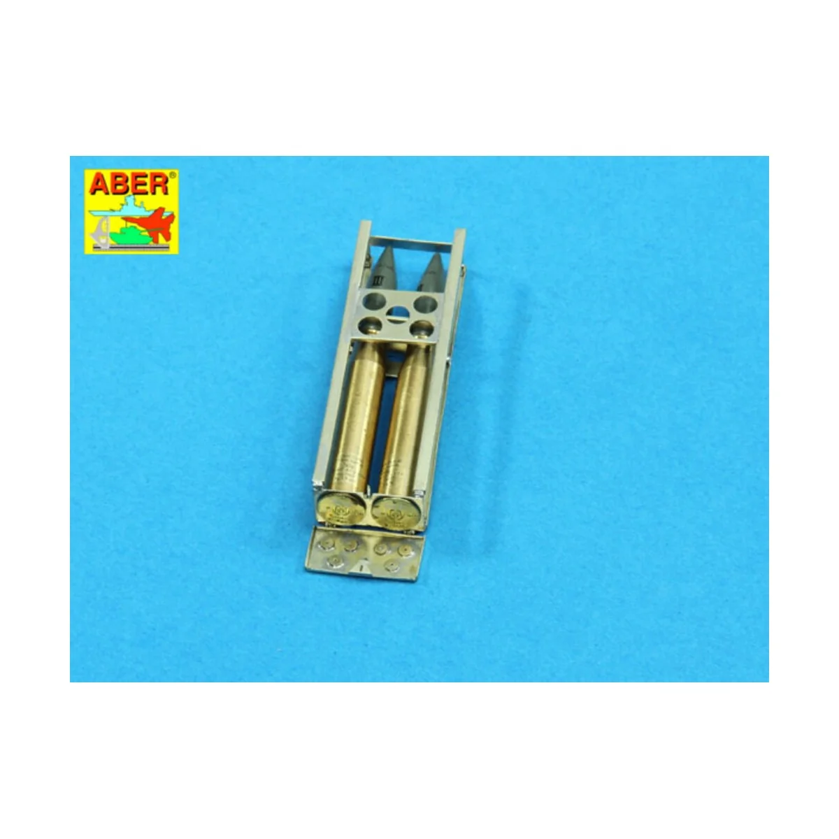 Ammo stowage rack type A for long rounds, 1/16 - Aber Models 16 075A