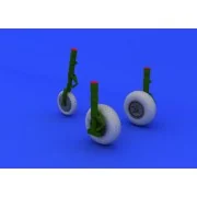 Me 262 wheels for Tamiya, 1/48 - Eduard Accessories 648106