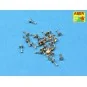 Turned imitation of Hexagonal bolts 1, 19 mm x 30 pcs., 1/16 - Aber...