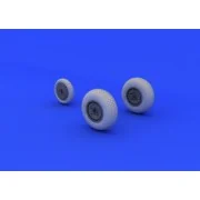 Me 262 wheels for Tamiya - Eduard Accessories 648106