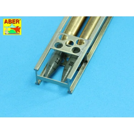 Ammo stowage rack type A for long rounds, 1/16 - Aber Models 16 075A