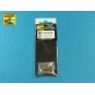Turned rivets 0, 9 x1, 3 x 0, 5mm 40 pcs., 1/16 - Aber Models 16106