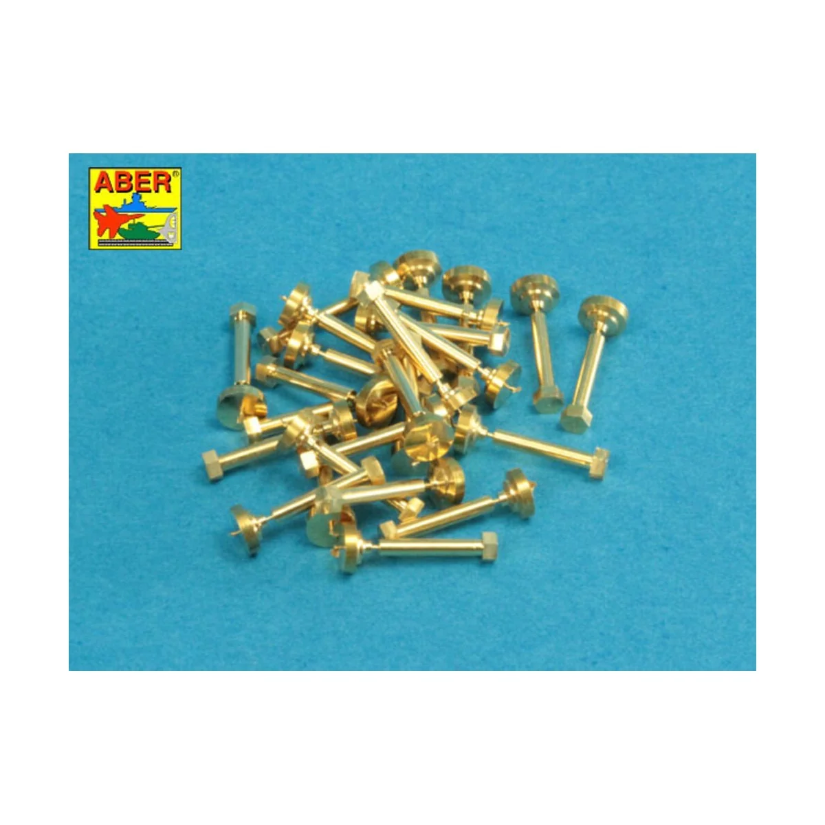 Turned imitation of Hexagonal bolts 1, 6 x 6, 0 mm x 25 pcs., 1/16 ...