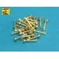 Turned imitation of Hexagonal bolts 1, 6 x 6, 0 mm x 25 pcs., 1/16 ...