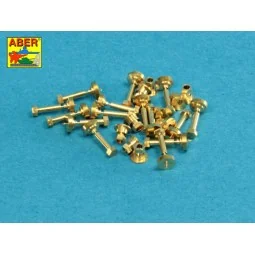 Turned imitation of Hexagonal bolts & nuts 1, 6 x 4, 0 mm x 15 pcs.... 2