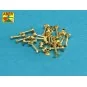 Turned imitation of Hexagonal bolts & nuts 1, 6 x 4, 0 mm x 15 pcs....