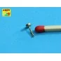 Wing nuts PE nuts with turned bolt x 30 pcs., 1/16 - Aber Models 16111