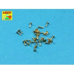 Turned Hexagonal bolts (1, 34x2, 60mm) x 30 pcs., 1/16 - Aber Model... 2