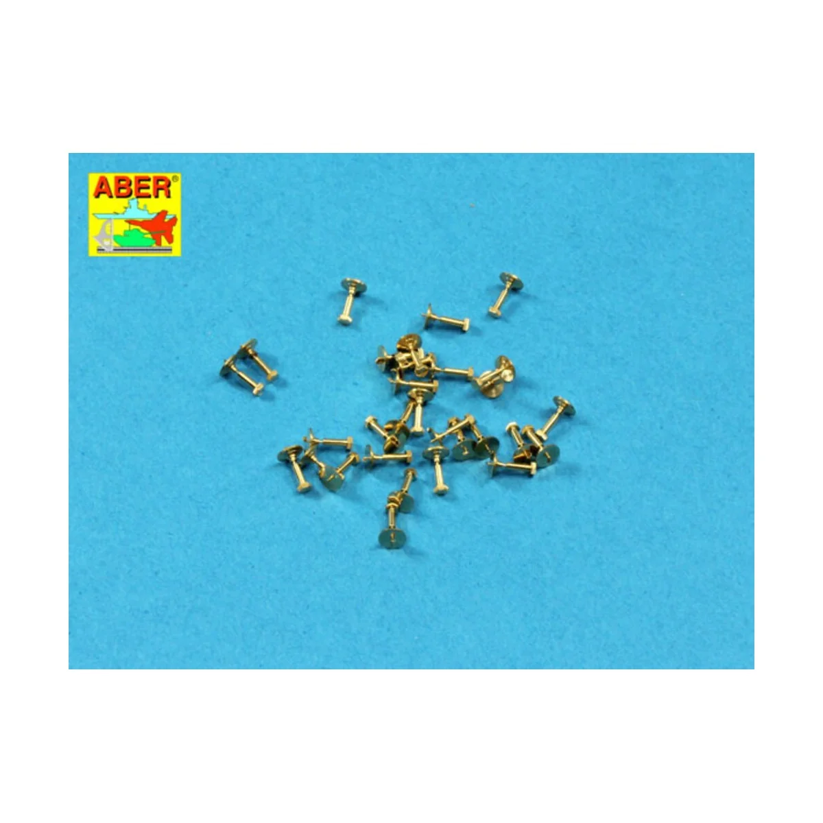 Turned Hexagonal bolts (1, 34x2, 60mm) x 30 pcs., 1/16 - Aber Model...