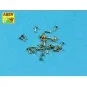 Turned Hexagonal bolts (1, 34x2, 60mm) x 30 pcs., 1/16 - Aber Model...