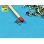 Turned Hexagonal bolts (1, 34x2, 60mm) x 30 pcs., 1/16 - Aber Model...