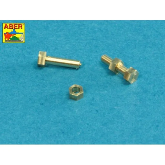 Turned imitation of Hexagonal bolts & nuts 1, 6 x 4, 0 mm x 15 pcs....
