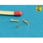 Turned imitation of Hexagonal bolts & nuts 1, 6 x 4, 0 mm x 15 pcs....