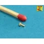 Turned imitation of Hexagonal bolts 1, 75 x 2, 20 mm x 25 pcs., 1/1...