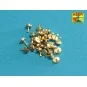 Turned imitation of Hexagonal bolts 0, 85 x 1, 30 mm x 30 pcs., 1/1...