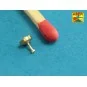 Turned imitation of Hexagonal bolts 0, 85 x 1, 30 mm x 30 pcs., 1/1...