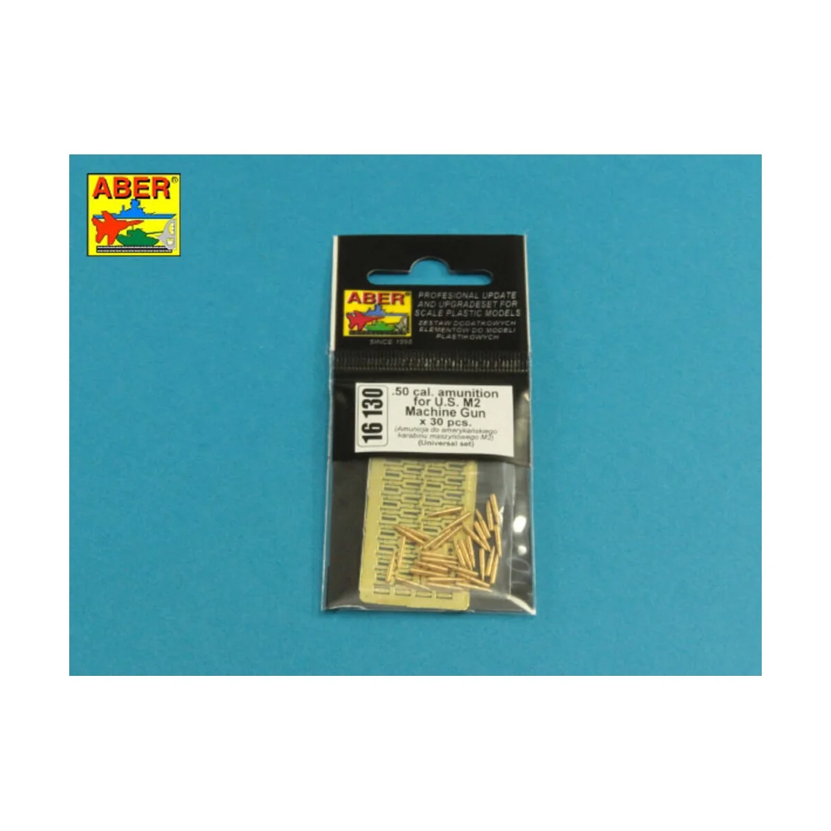 .50 cal. Ammunition for U.S. M2 Machine Gun, 1/16 - Aber Models 16130