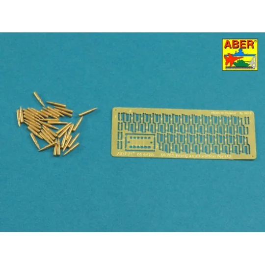 .50 cal. Ammunition for U.S. M2 Machine Gun, 1/16 - Aber Models 16130