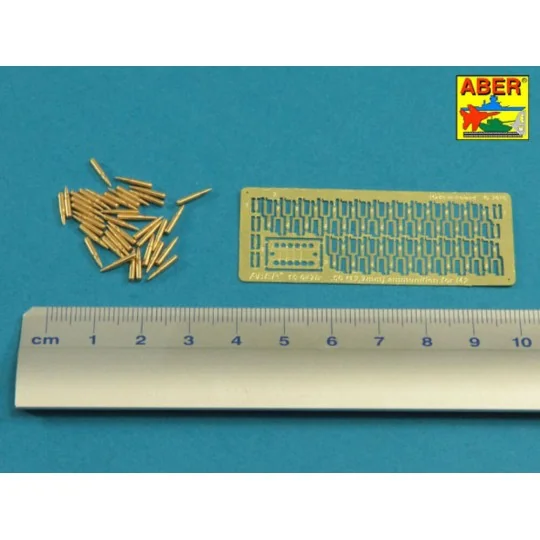 .50 cal. Ammunition for U.S. M2 Machine Gun, 1/16 - Aber Models 16130
