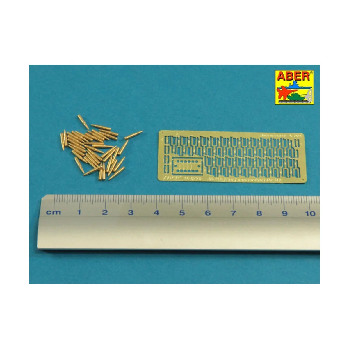 .50 cal. Ammunition for U.S. M2 Machine Gun, 1/16 - Aber Models 16130