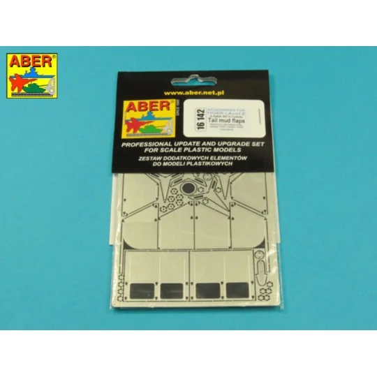 Tiger I, E Tunezyjski z 501 Abt.- Tail mud flaps, 1/16 - Aber Model...
