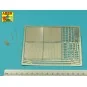 Tiger I, E Tunisia 501 abt.- Front mud flaps, 1/16 - Aber Models 16141