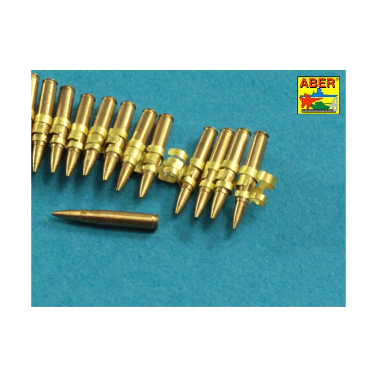 .50 cal. Ammunition for U.S. M2 Machine Gun, 1/16 - Aber Models 16130