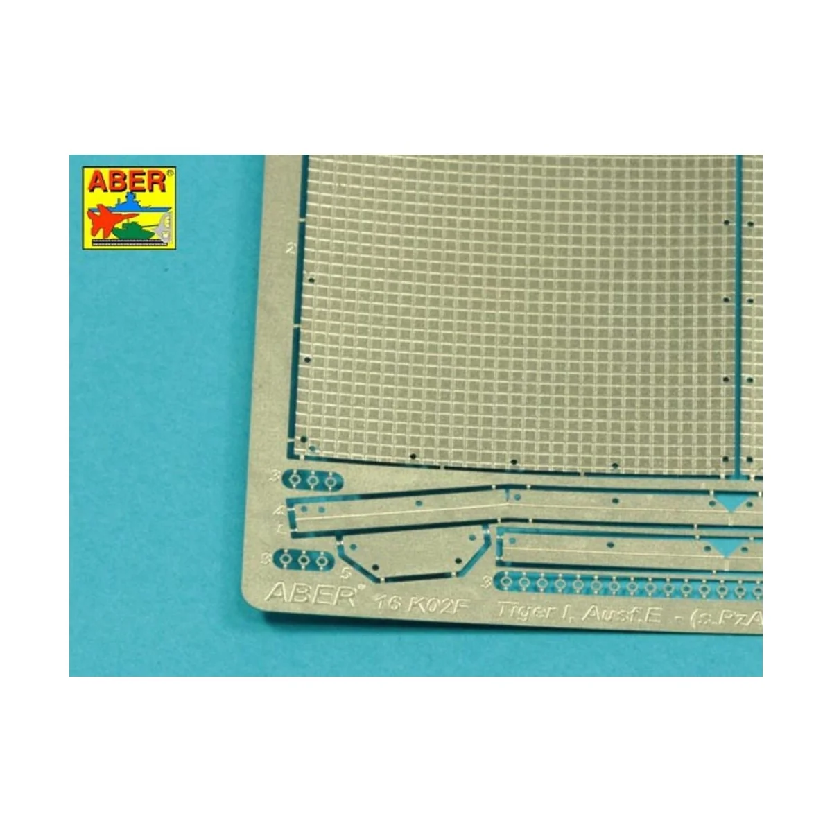 Tiger I, E Tunisia 501 abt.- Front mud flaps, 1/16 - Aber Models 16141