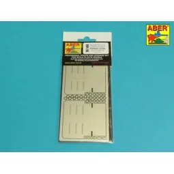 Tiger I, E Tunisia 501 abt.- Exhaust Covers, 1/16 - Aber Models 16144