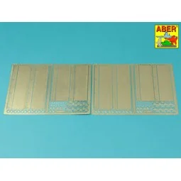 Tiger I, E Tunisia 501 abt.- Side fenders, 1/16 - Aber Models 16143 2