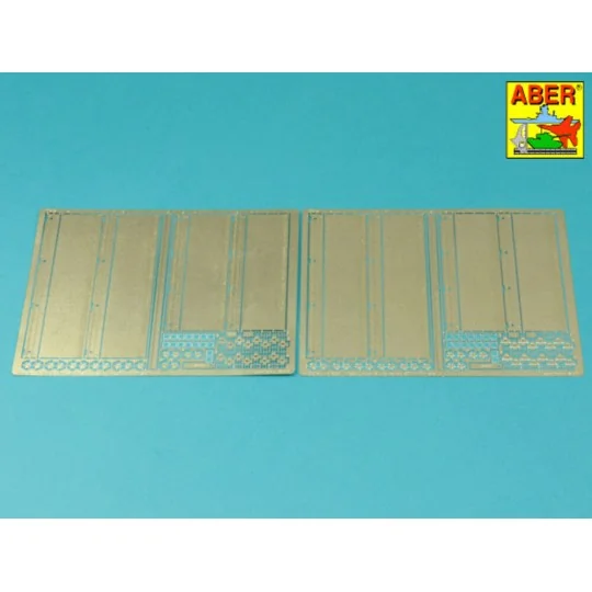 Tiger I, E Tunisia 501 abt.- Side fenders, 1/16 - Aber Models 16143
