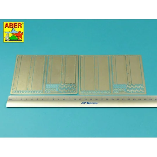 Tiger I, E Tunisia 501 abt.- Side fenders, 1/16 - Aber Models 16143