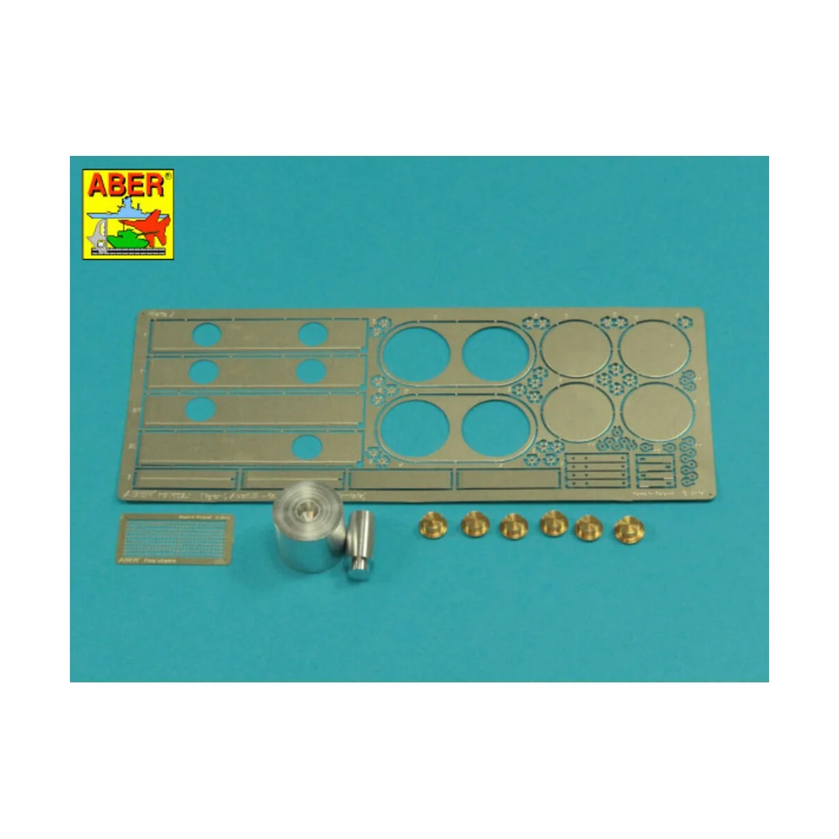 Tiger I, E Tunisia 501 abt.- Air filter covers, 1/16 - Aber Models ...