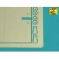 Tiger I, E Tunisia 501 abt.- Exhaust Covers, 1/16 - Aber Models 16144